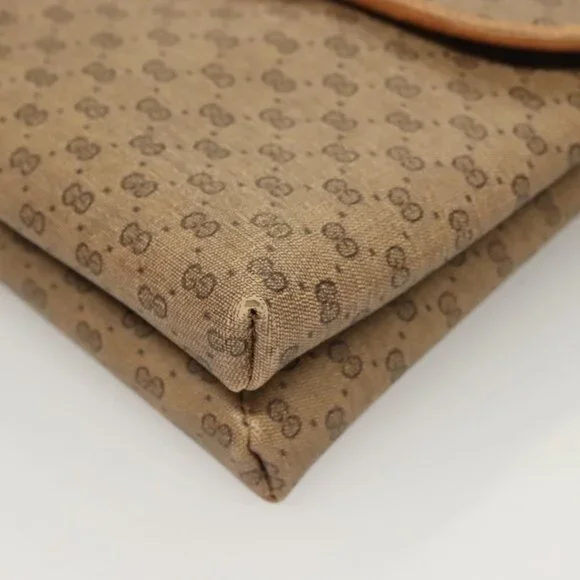 Authentic GUCCI Micro GG Supreme Shoulder Bag PVC Beige Gold 49 001 5548 - Picture 6 of 16